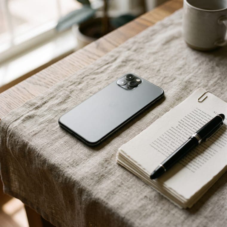 A desk photograph sized for a Facebook post